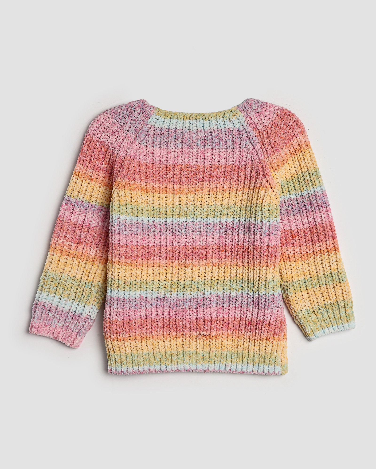 Cardigan infantil aberto tricot arco-íris 1-4A multicor | Pool Kids