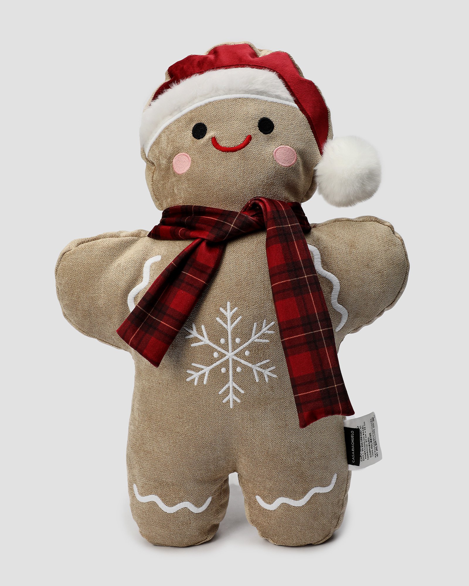 Almofada personalizada biscoito ginger 37x53cm bege | Casa Riachuelo