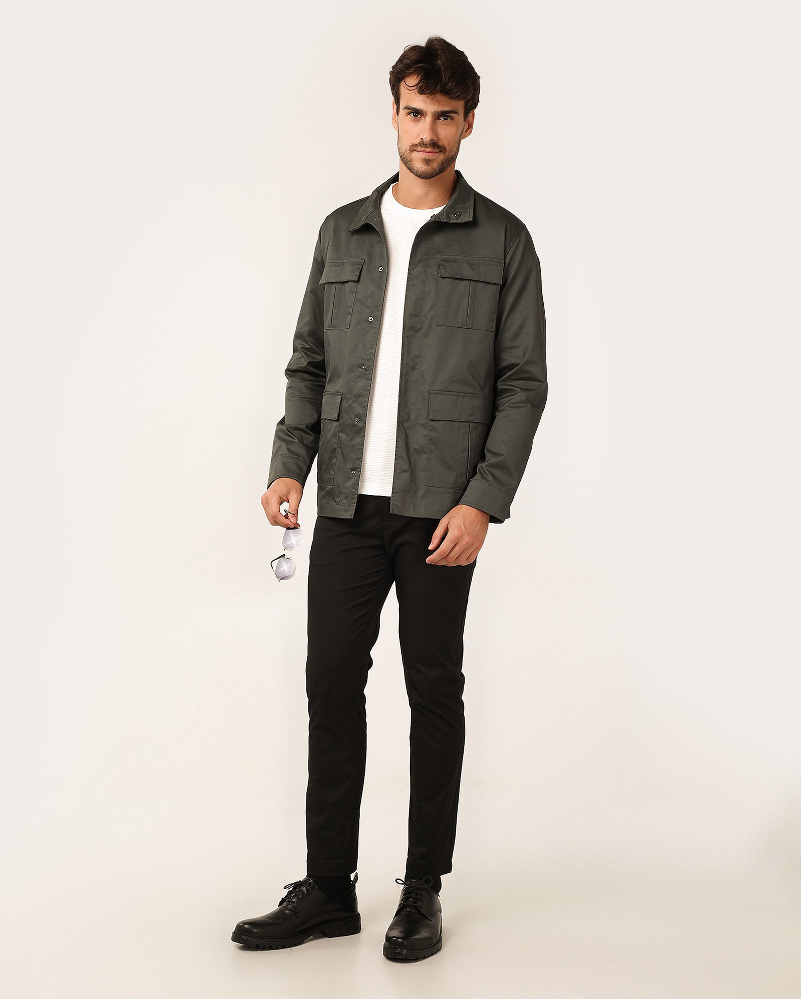 Calça masculina alfaiatada chino regular - Preto | Original by Riachuelo