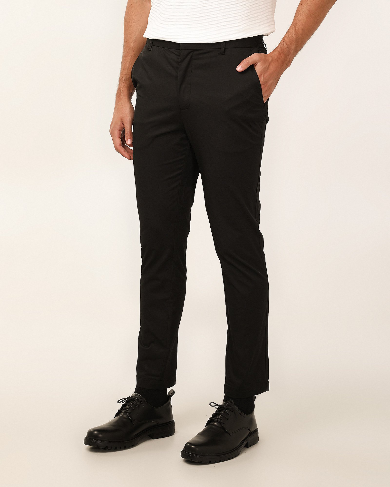 Calça masculina alfaiatada chino regular - Preto | Original by Riachuelo