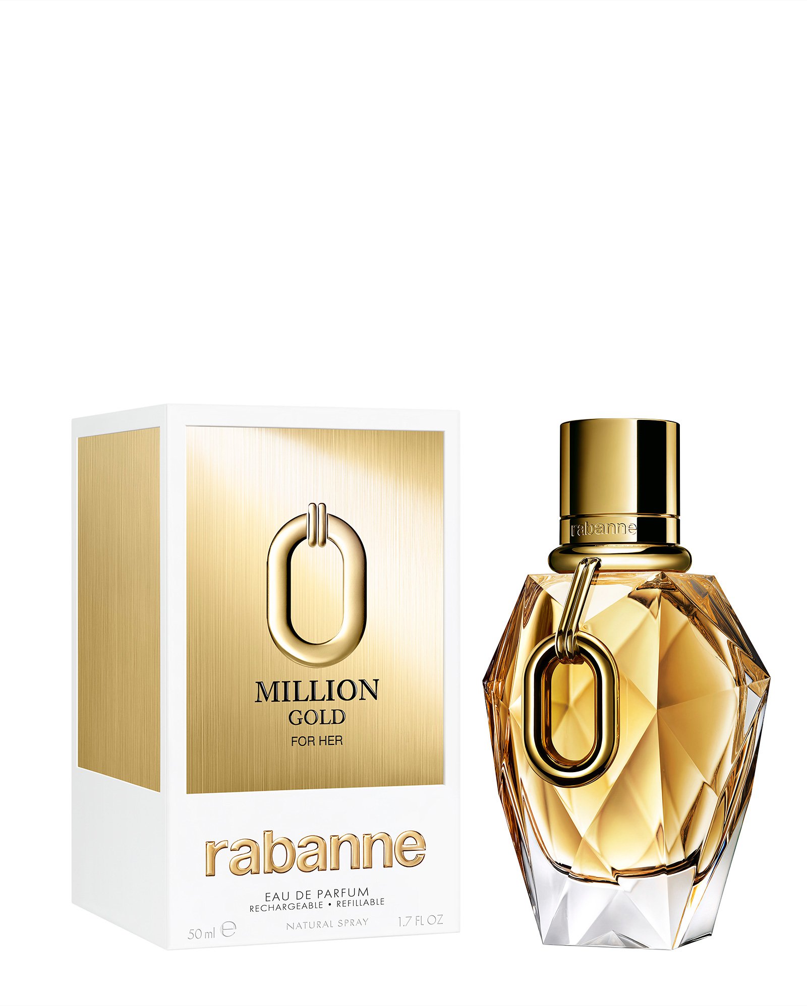 Perfume feminino Million Gold For Her eau de parfum - 50 ML | Rabbane