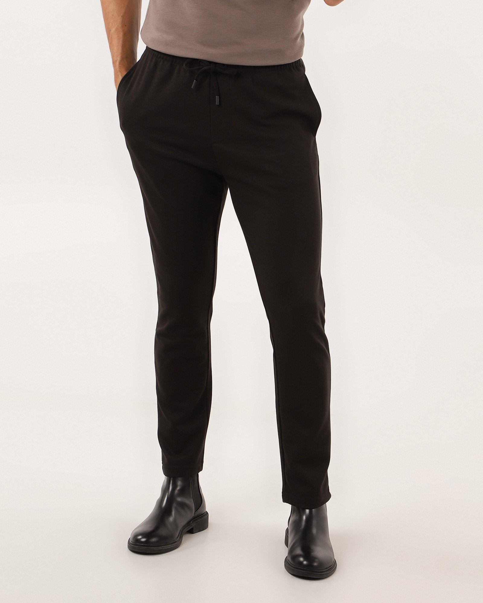 Calça masculina slim malha piquet - Preto | Original by Riachuelo