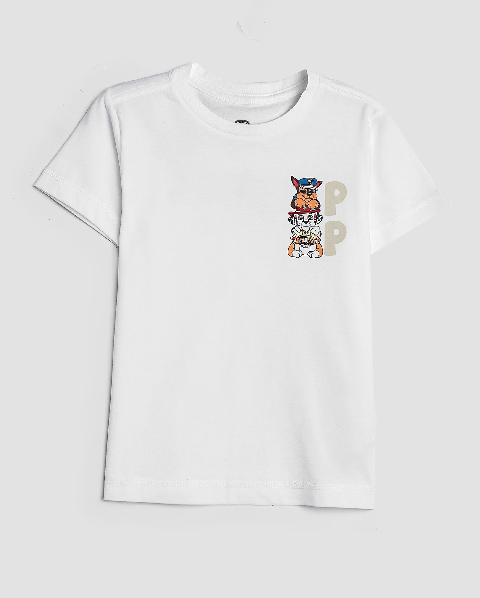 Camiseta infantil personagens Patrulha Canina 1-6A branca | Paramount