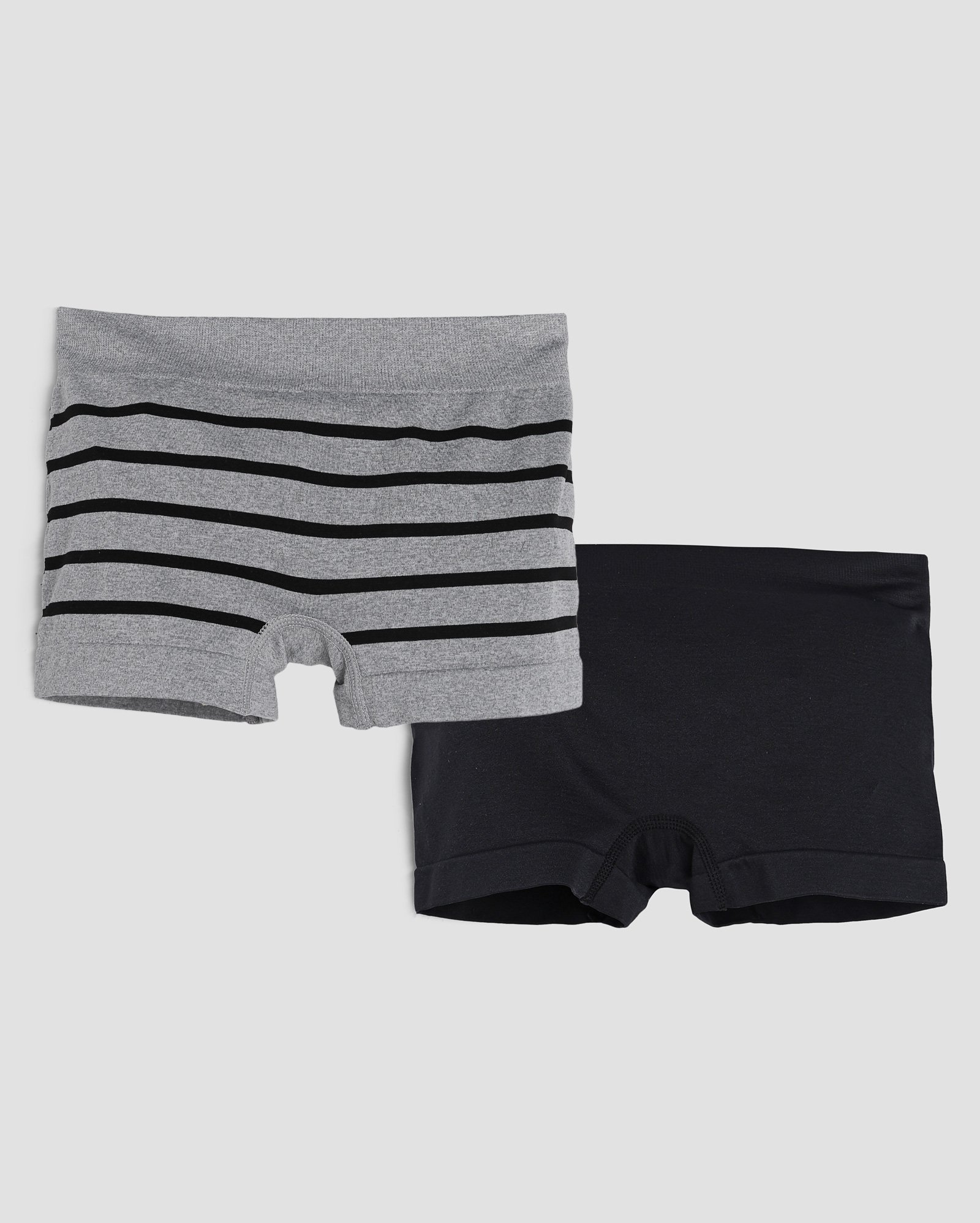 Kit cueca infantil boxer 2 peças com listras 6-16A - Multicor