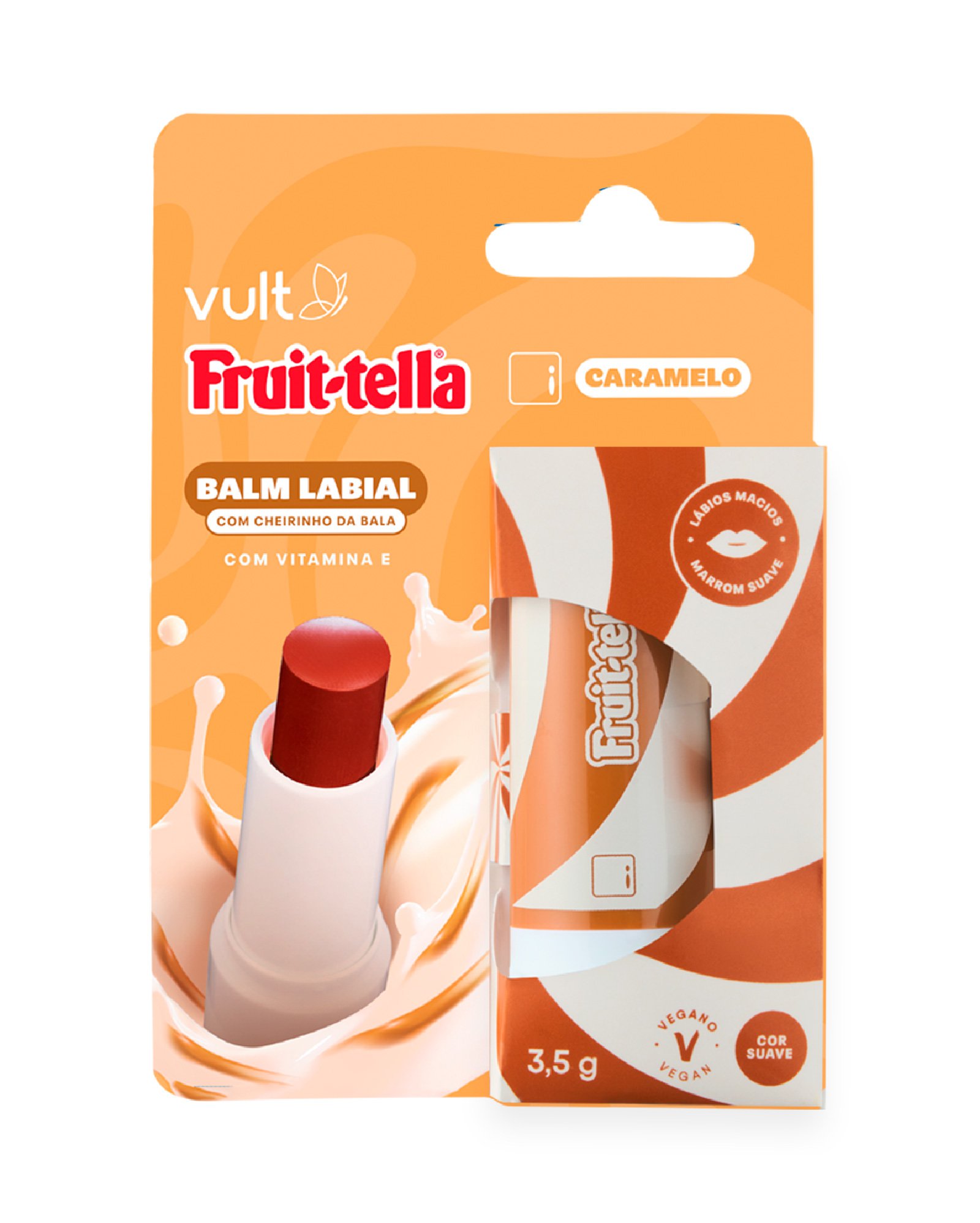 Balm labial Fruit-tella 3,5g caramelo | Vult