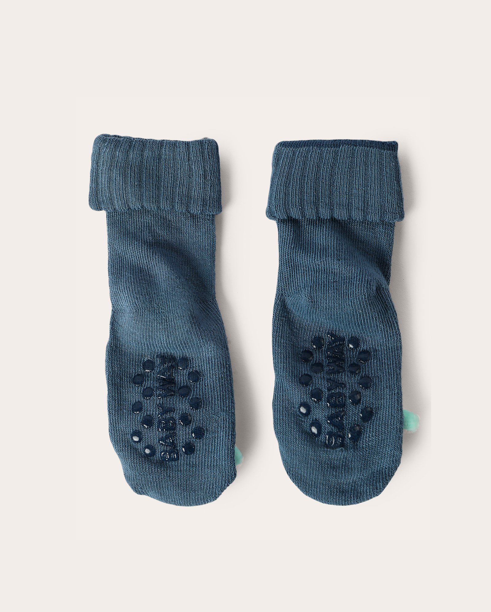 Meia bebê cano médio elefantinho azul | Baby Way