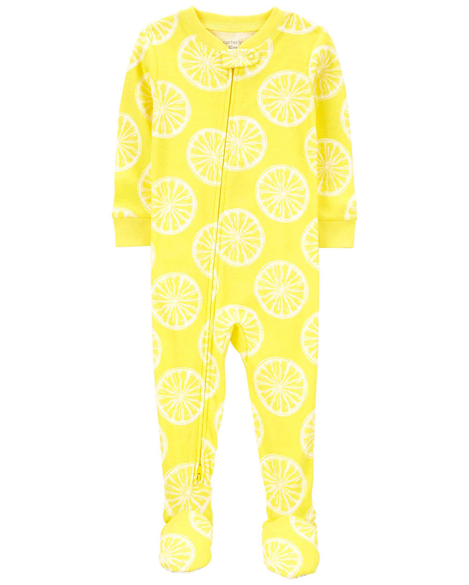 Macacão pijama infantil frutas amarelo | Carter's