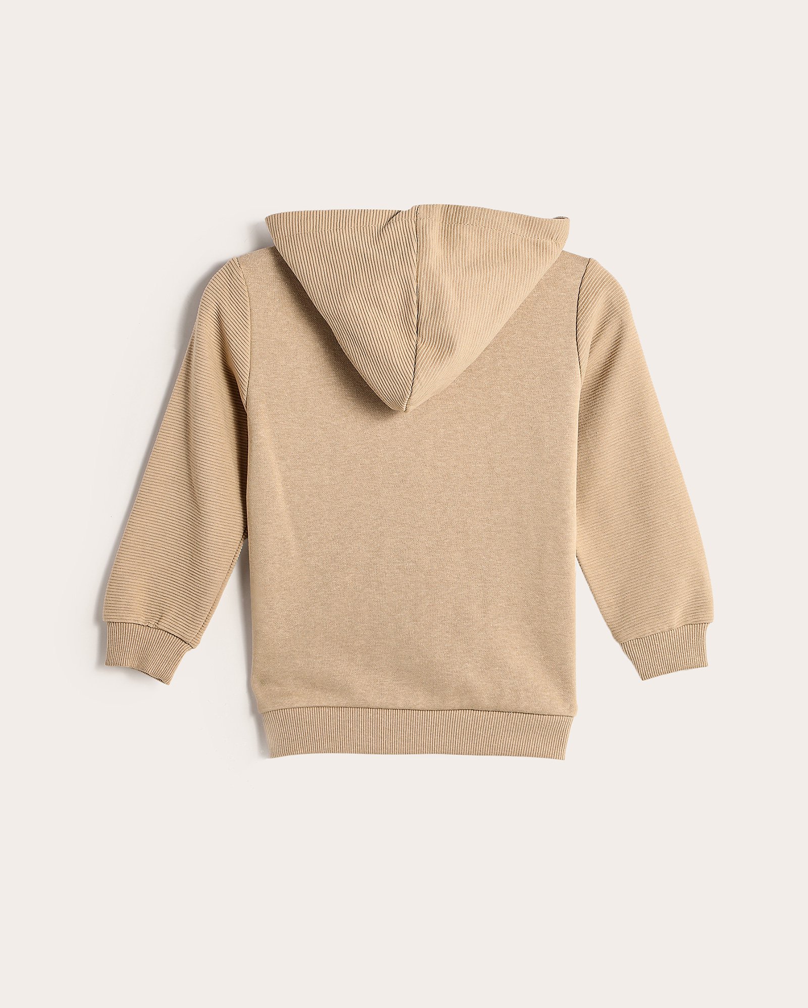 Blusa de moletom infantil com bolso leão 1-4A bege | Pool Kids