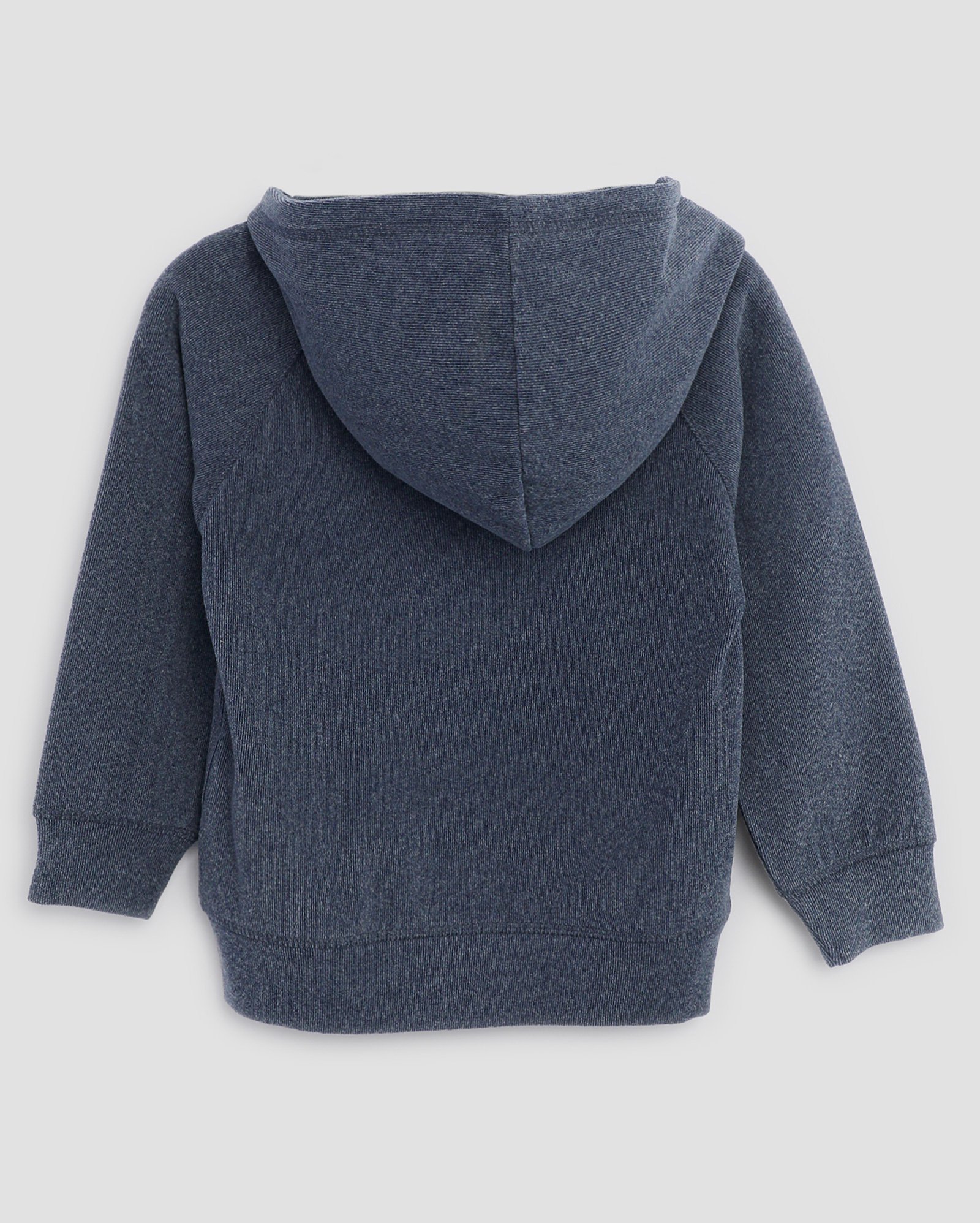Blusa de moletom infantil com felpa e capuz mescla 1-4A azul | Pool Kids