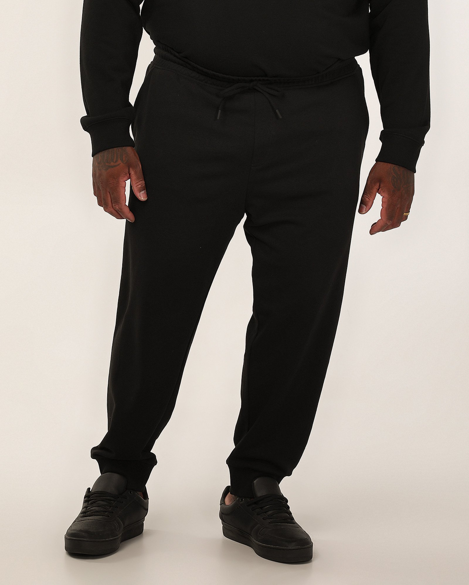 Calça de moletom plus size masculina - Preto | Original Plus by Riachuelo