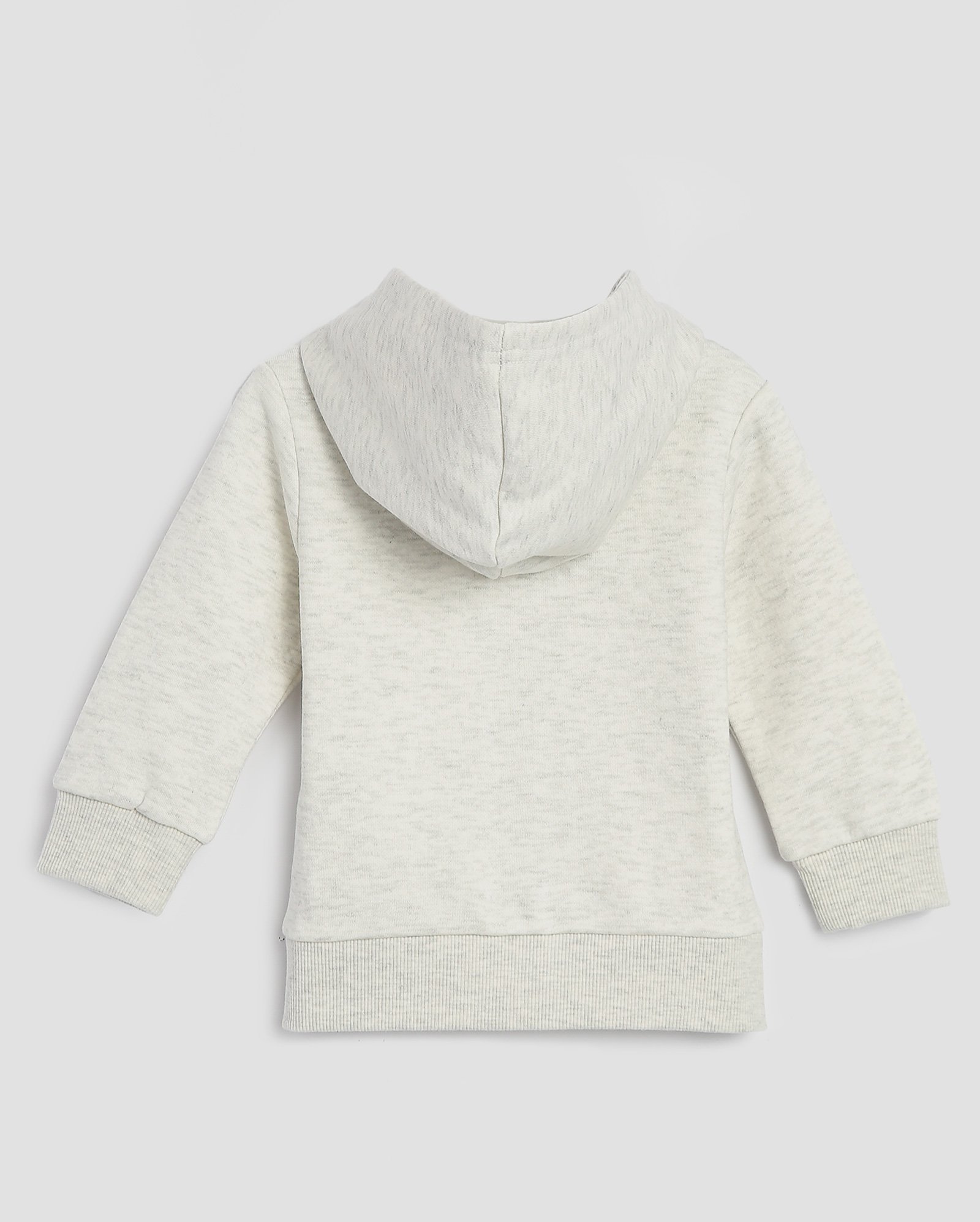 Blusa de moletom infantil com felpa e capuz 1-4A - Cinza Claro Mescla | Pool Kids