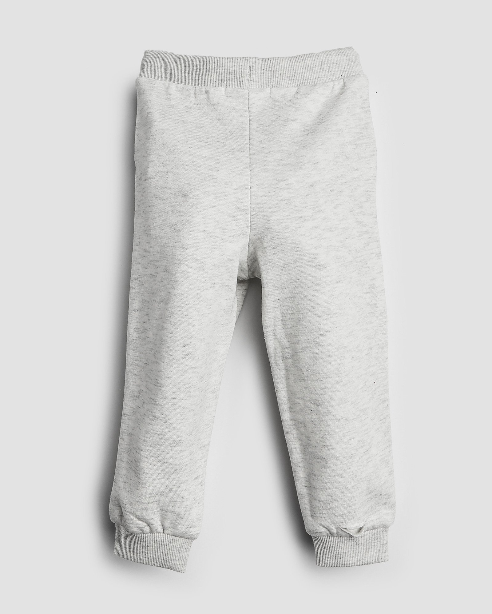 Calça de moletom infantil jogger com felpa 1-4A - Cinza Claro Mescla | Pool Kids