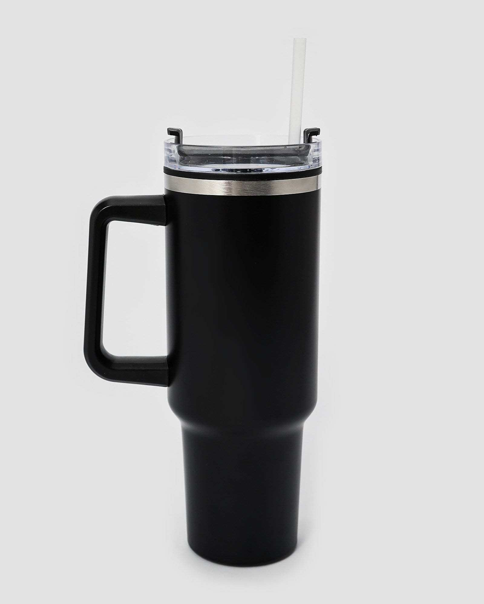 Copo com canudo fosco 1L - Preto