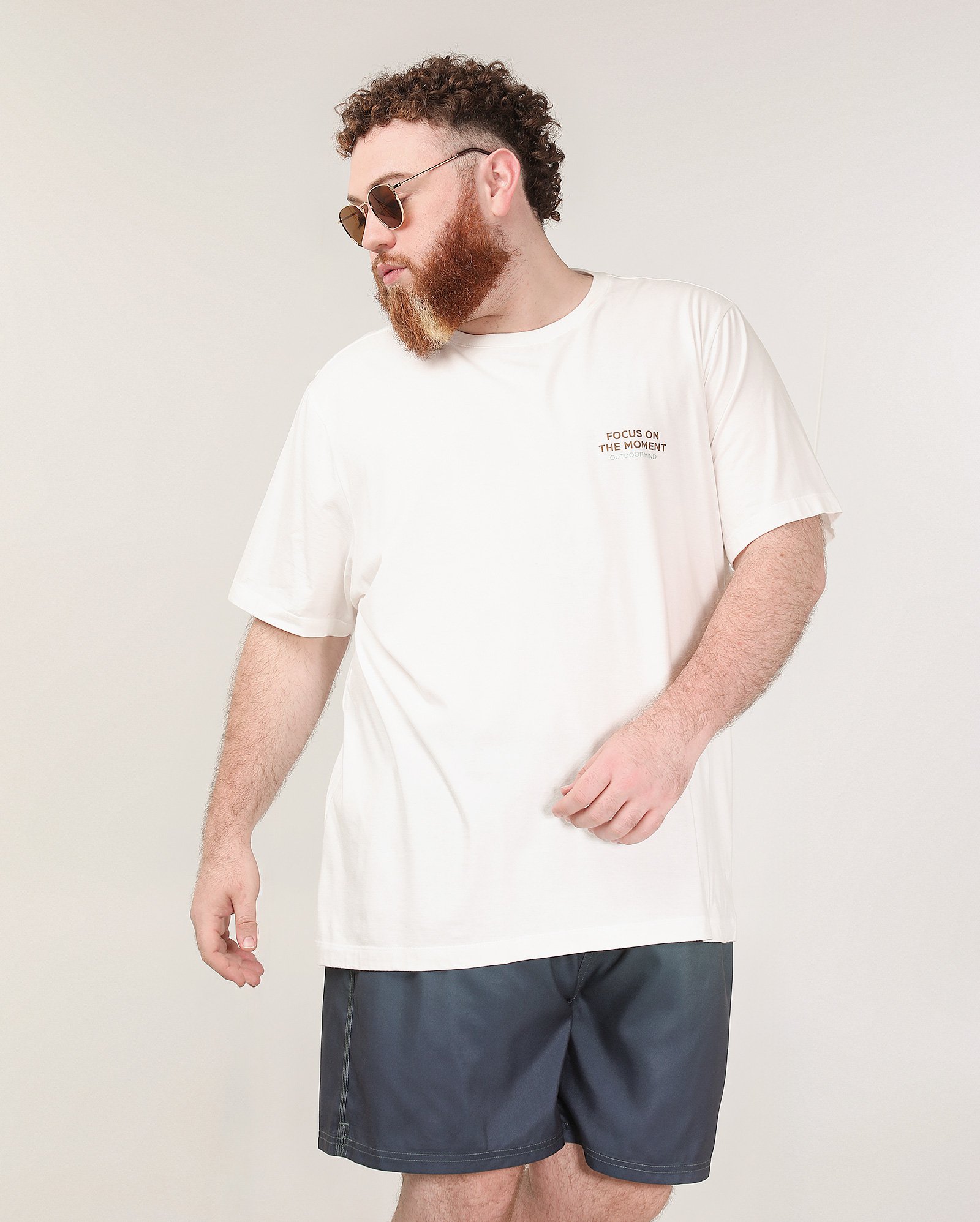 Short água plus size masculino com cordão degradê - Verde Escuro | Original Plus by Riachuelo