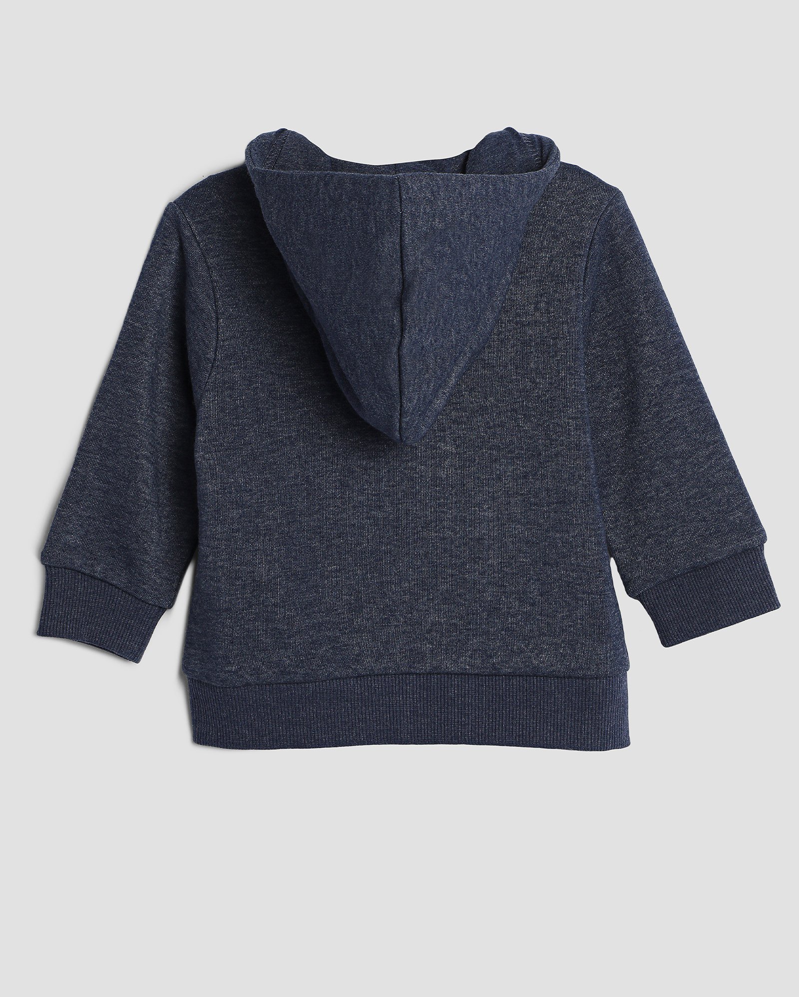 Blusa de moletom bebê com felpa e capuz  - Azul Escuro | Baby Way