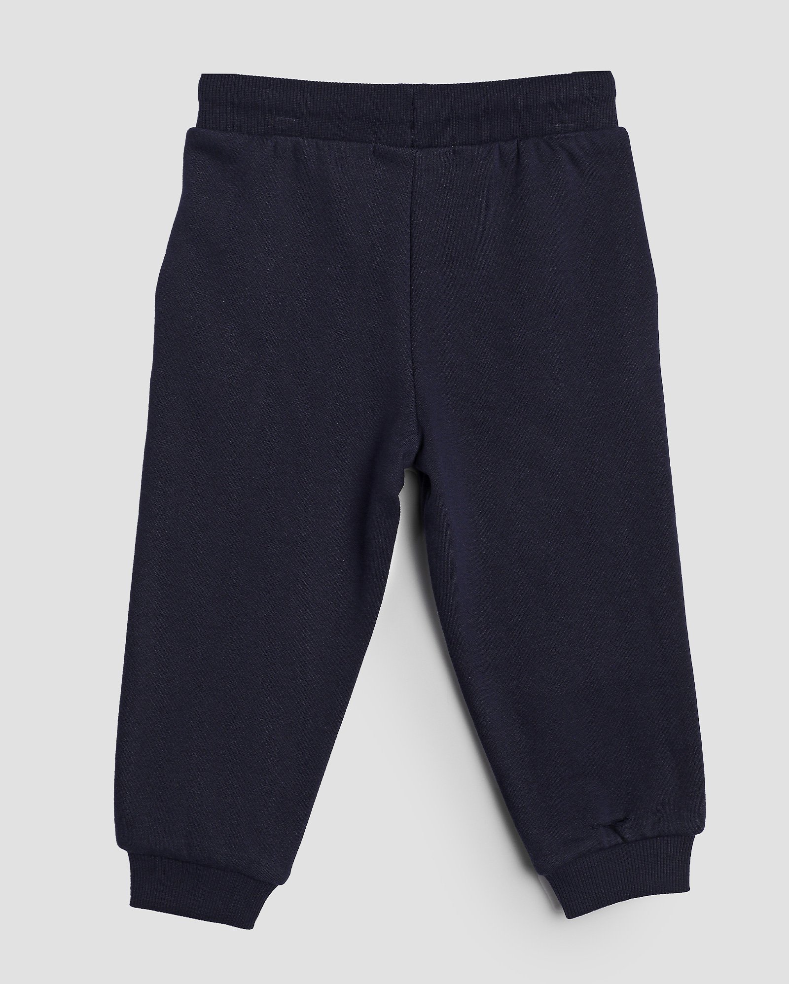Calça de moletom infantil jogger com felpa 1-4A azul | Pool Kids