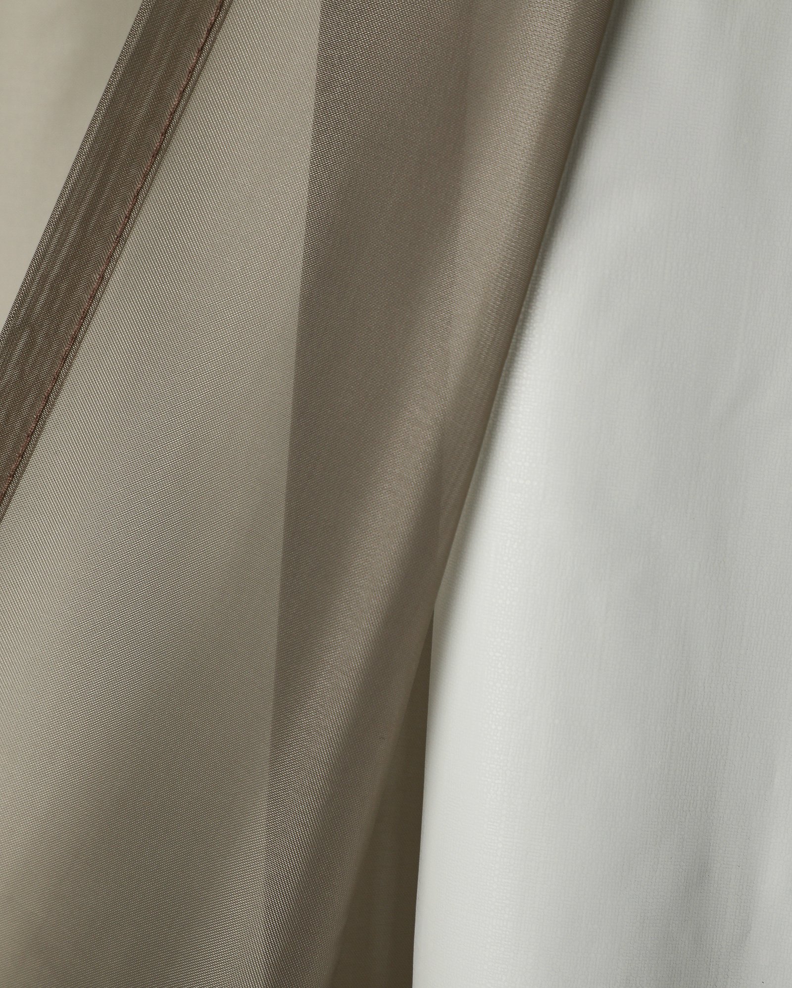 Cortina blackout Voil 1,70x2,60m - Bege Escuro | Casa Riachuelo