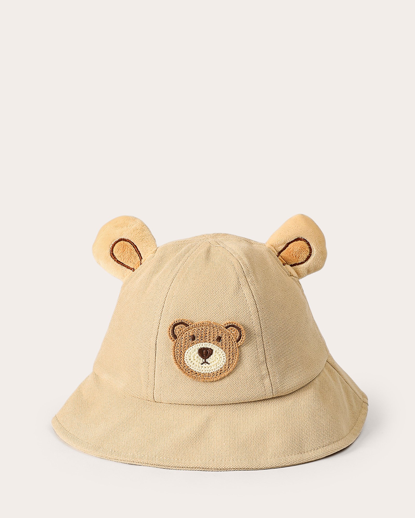 Chápeu infantil bucket ursinho interativo bege | Accessori by Riachuelo