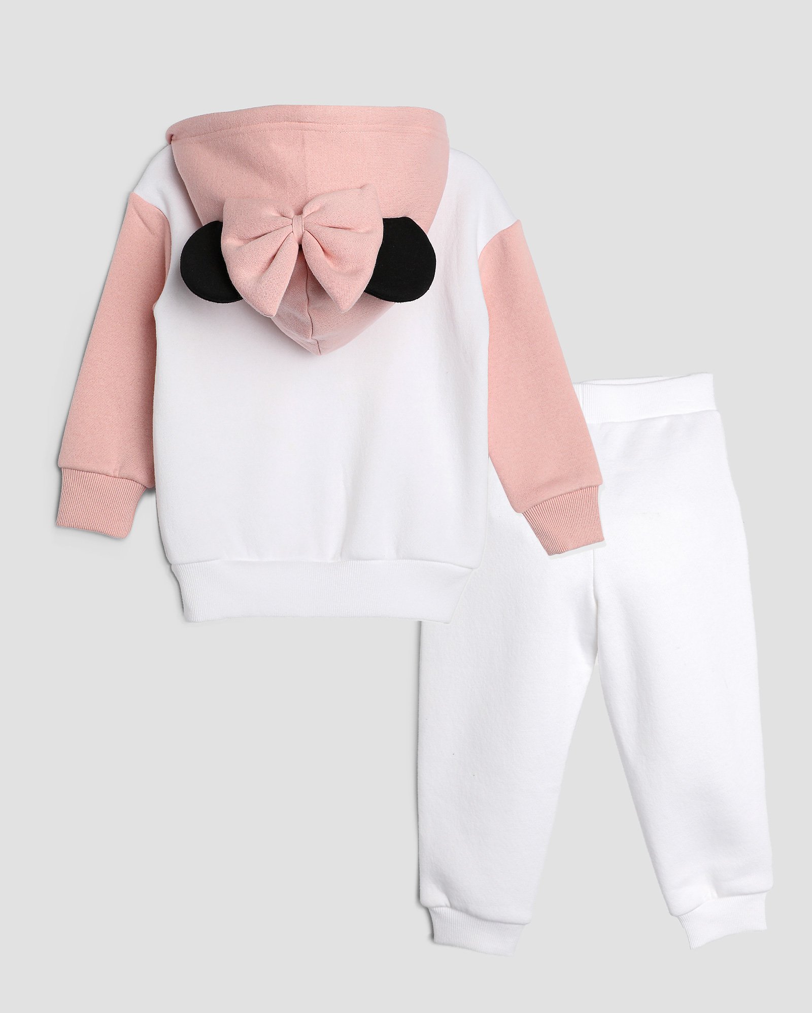 Conjunto longo infantil 2 peças Minnie com capuz interativo 1-4A multicor | Disney