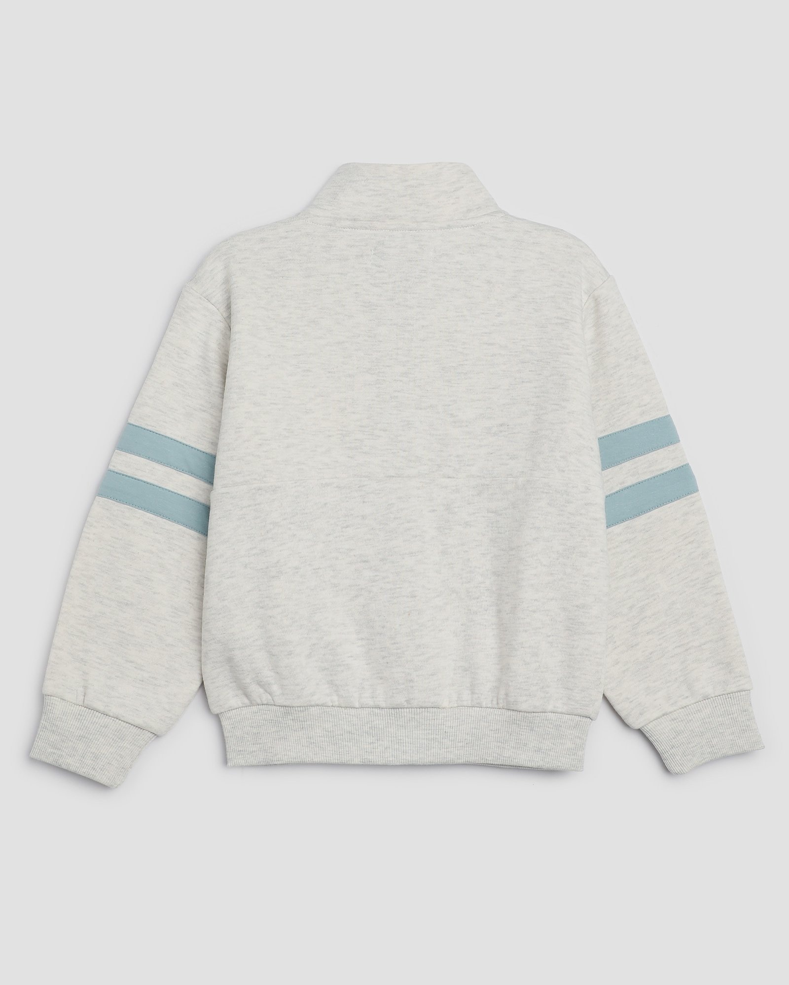 Blusa de moletom infantil gola alta college days 4-10A cinza | Pool Kids