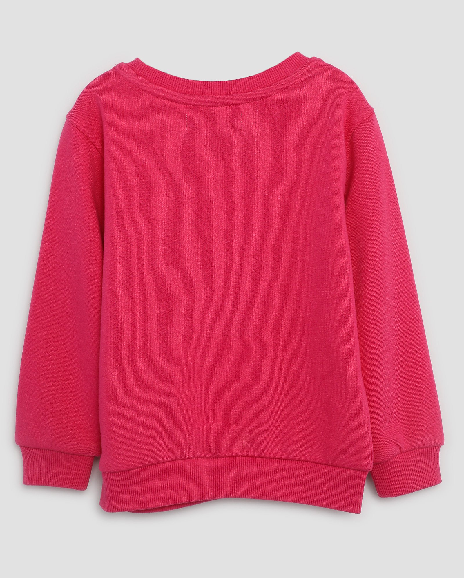 Blusa de moletom infantil lisa 4-10A - Rosa | Pool Kids