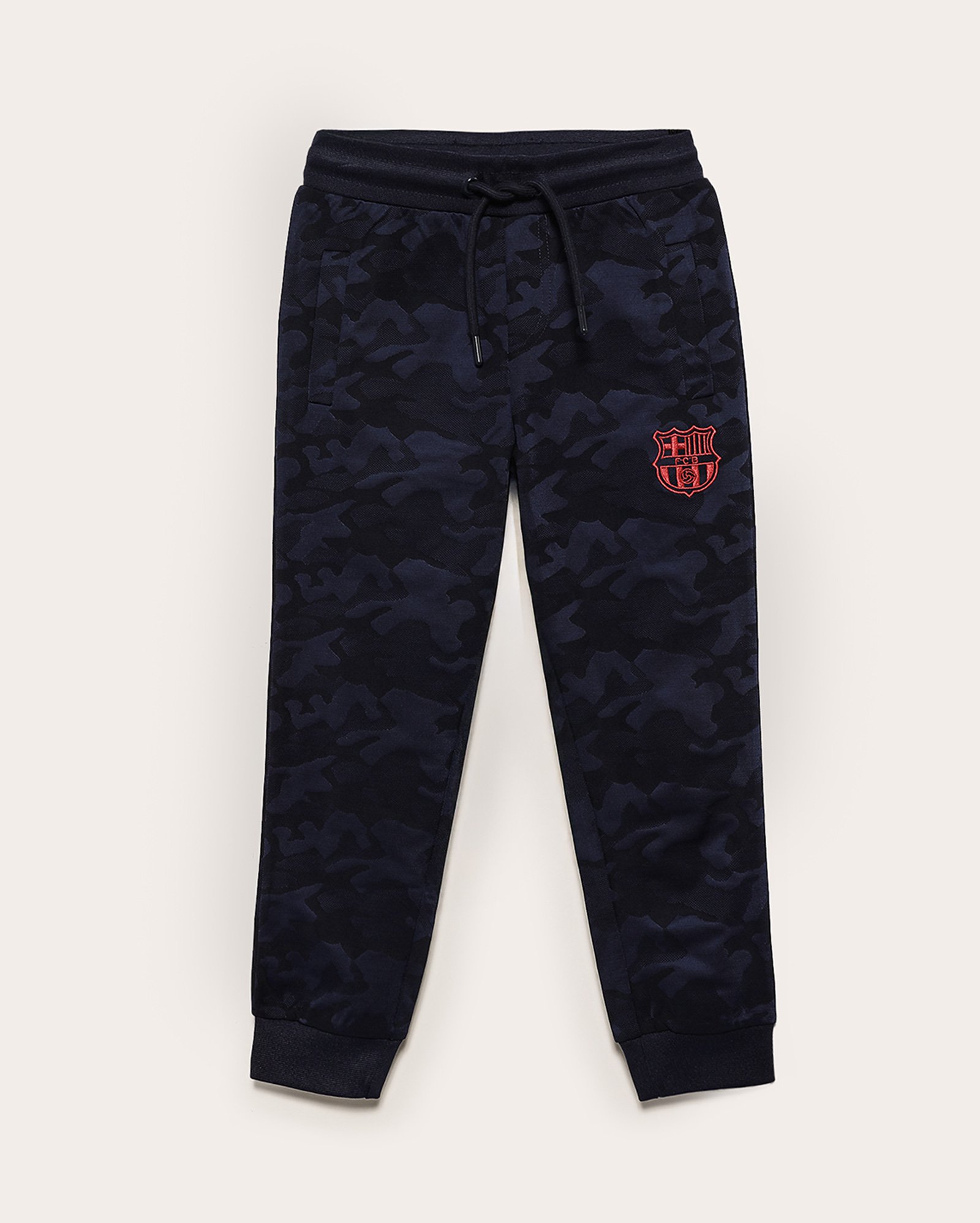 Calça de moletom infantil futebol Barcelona jogger 4-10A azul