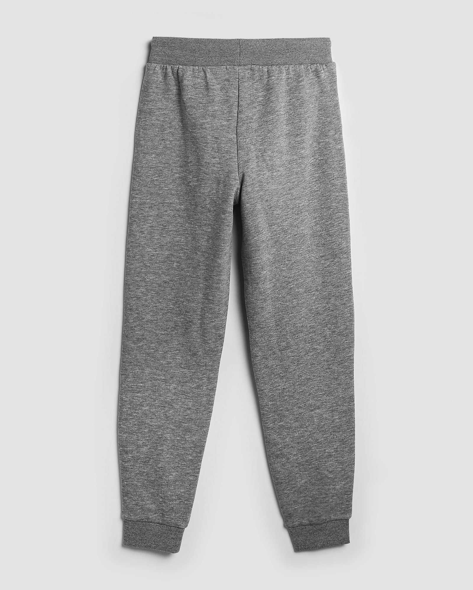 Calça de moletom juvenil jogger com felpa e amarração - Cinza Mescla | Pool