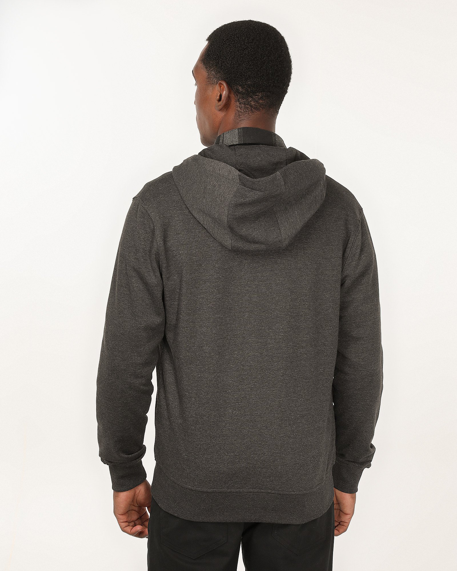 Blusa de moletom masculina regular capuz com felpa cinza | Pool Basics