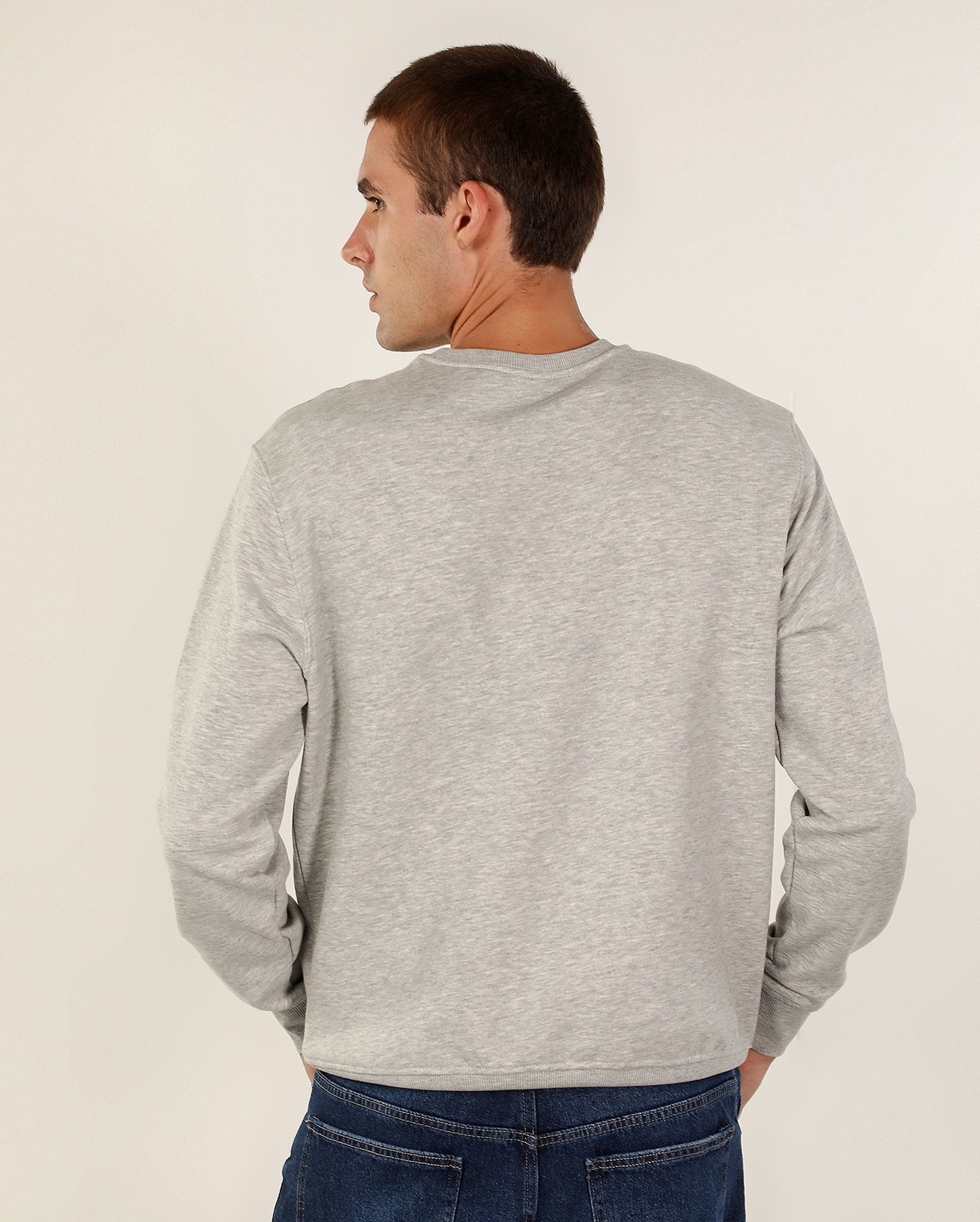 Blusa de moletom masculina com felpa - Cinza Claro | Pool Basics