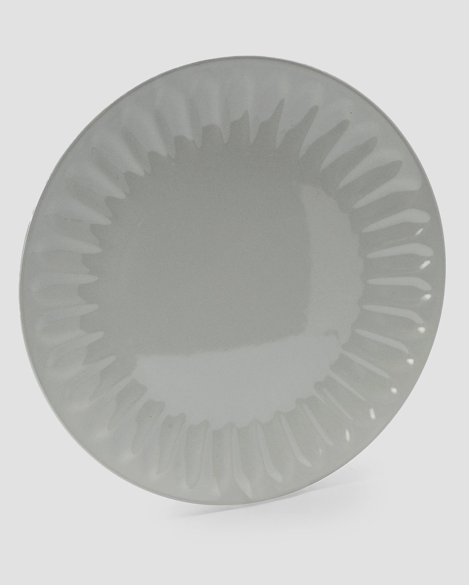 Prato raso cerâmica básicos 27cm - Cinza Claro | Casa Riachuelo