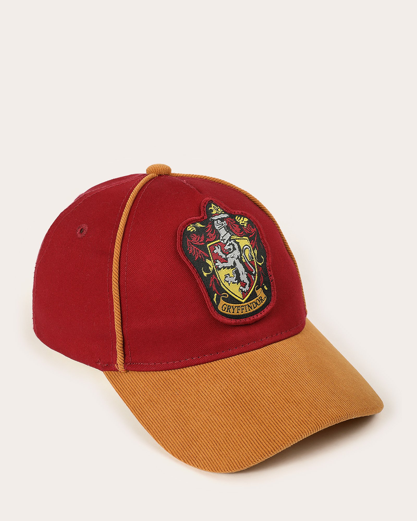 Boné infantil Harry Potter Grifinória canelado vermelho | FANLAB