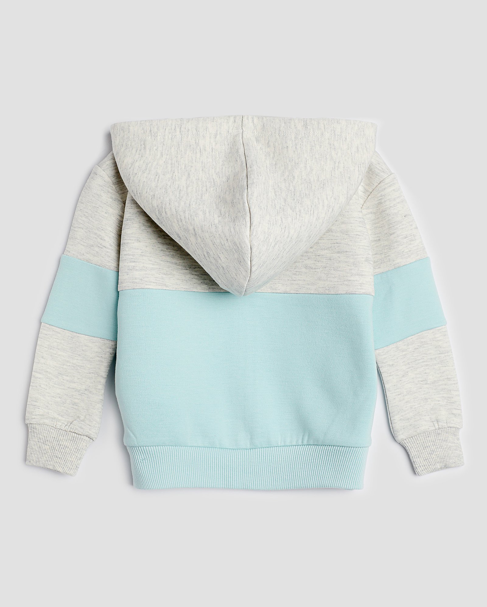 Blusa de moletom infantil com capuz e desenho 1-4A - Cinza Claro Mescla | Pool Kids