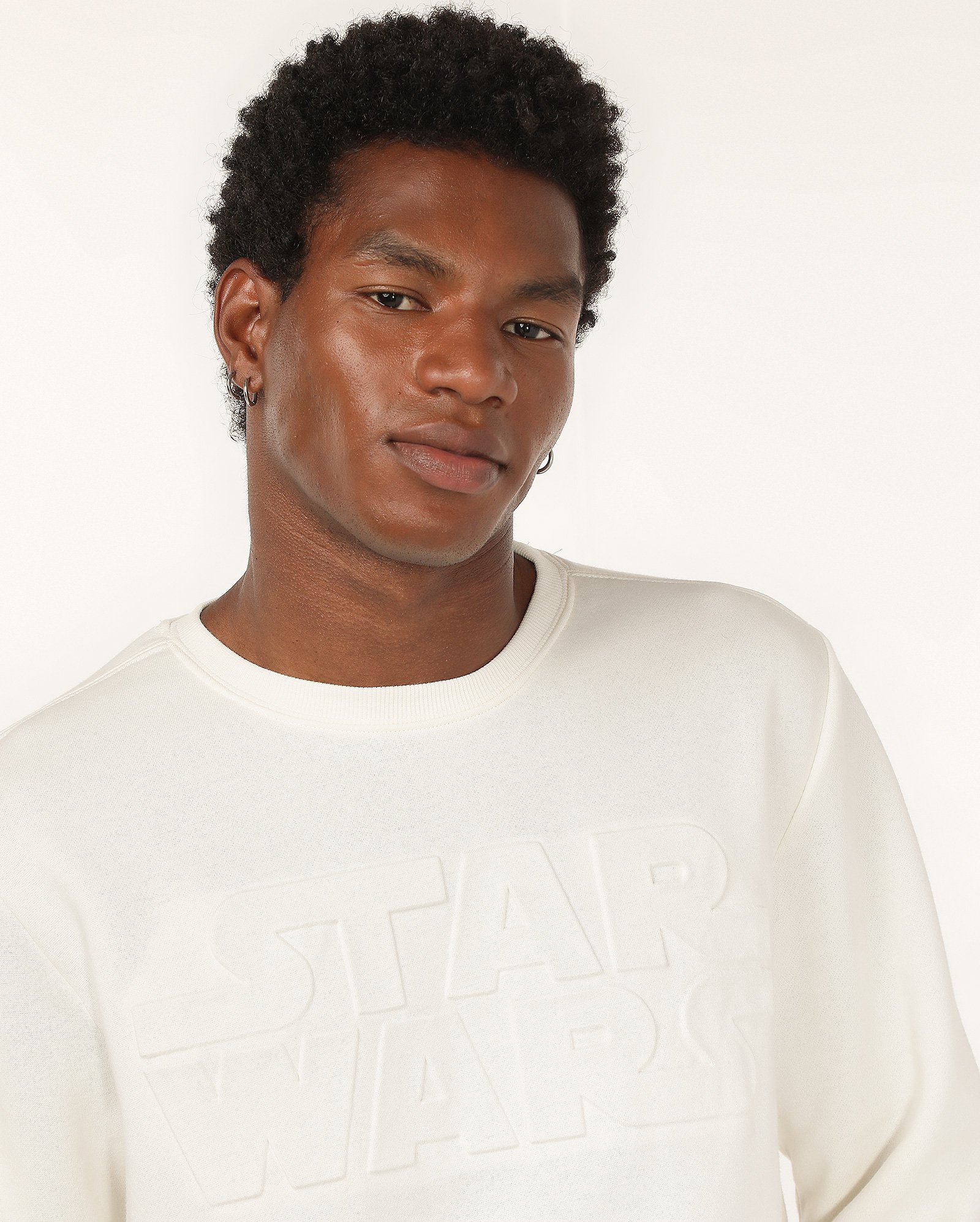 Blusa de moletom masculina com felpa branca | Star Wars — foto 6