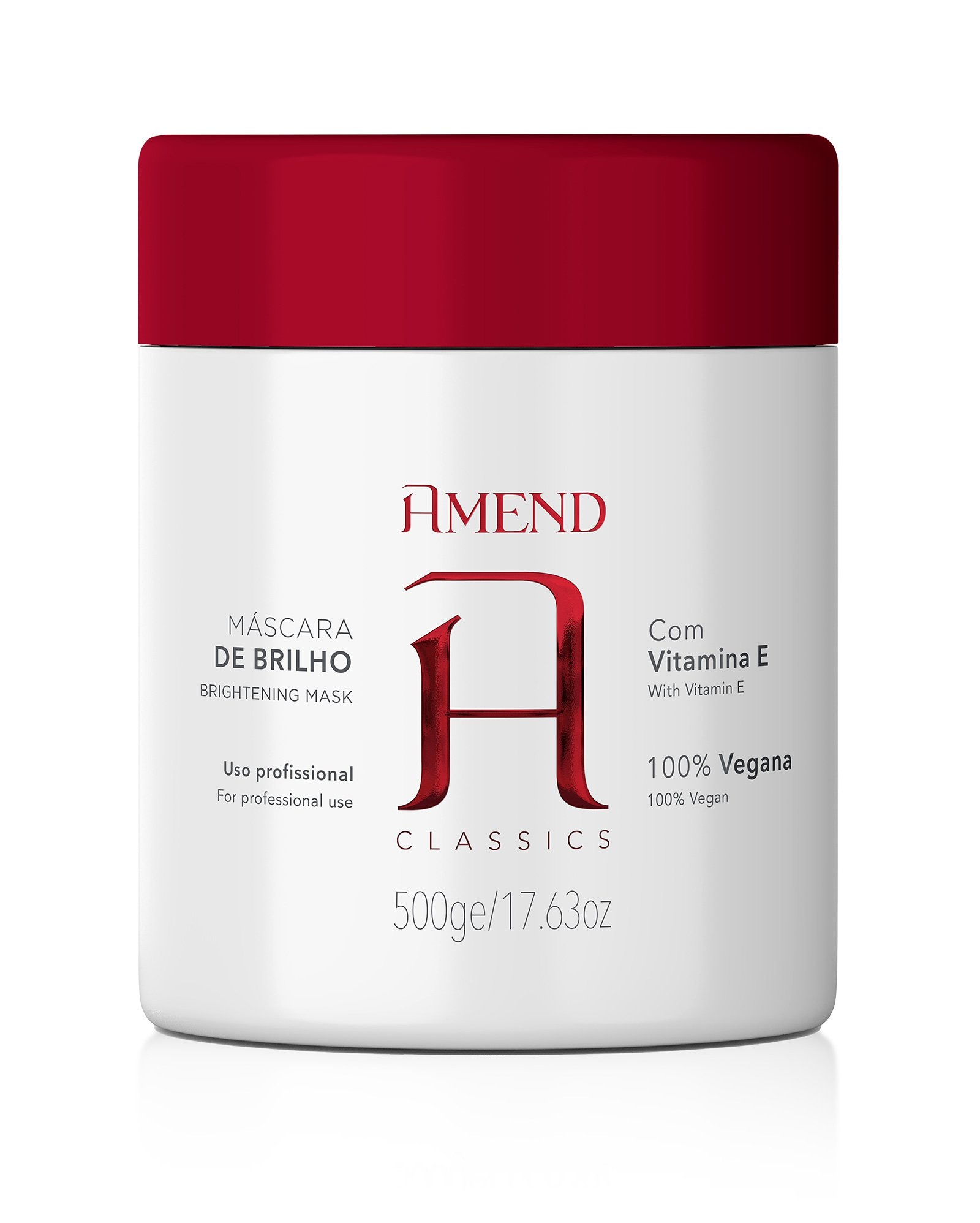 Máscara de brilho profissional Classics 500g | Amend