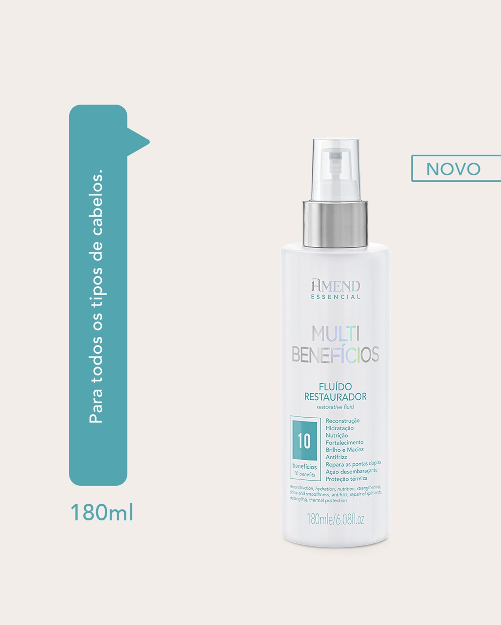 Fluído restaurador multibenefícios 180ml | Amend