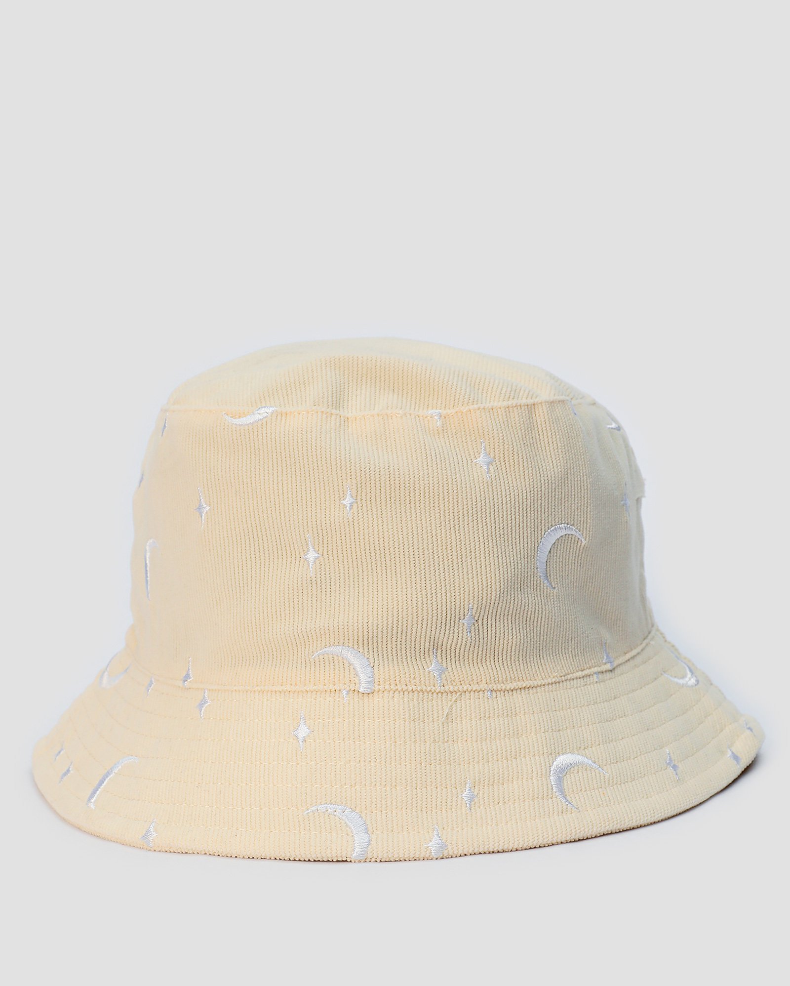Chápeu bucket infantil Lua e estrelas bege | Accessori by Riachuelo