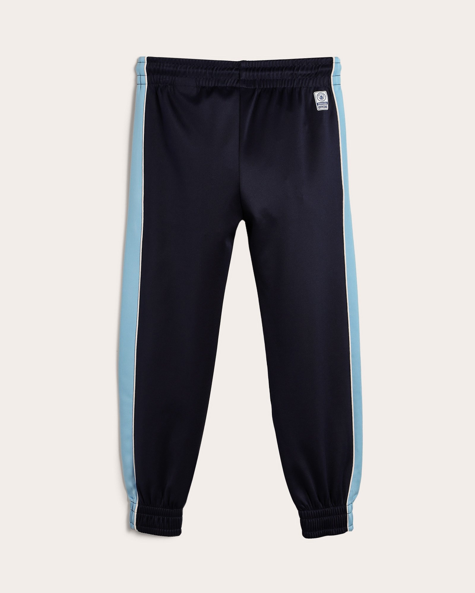 Calça infantil jogger futebol Manchester City 4-10A azul