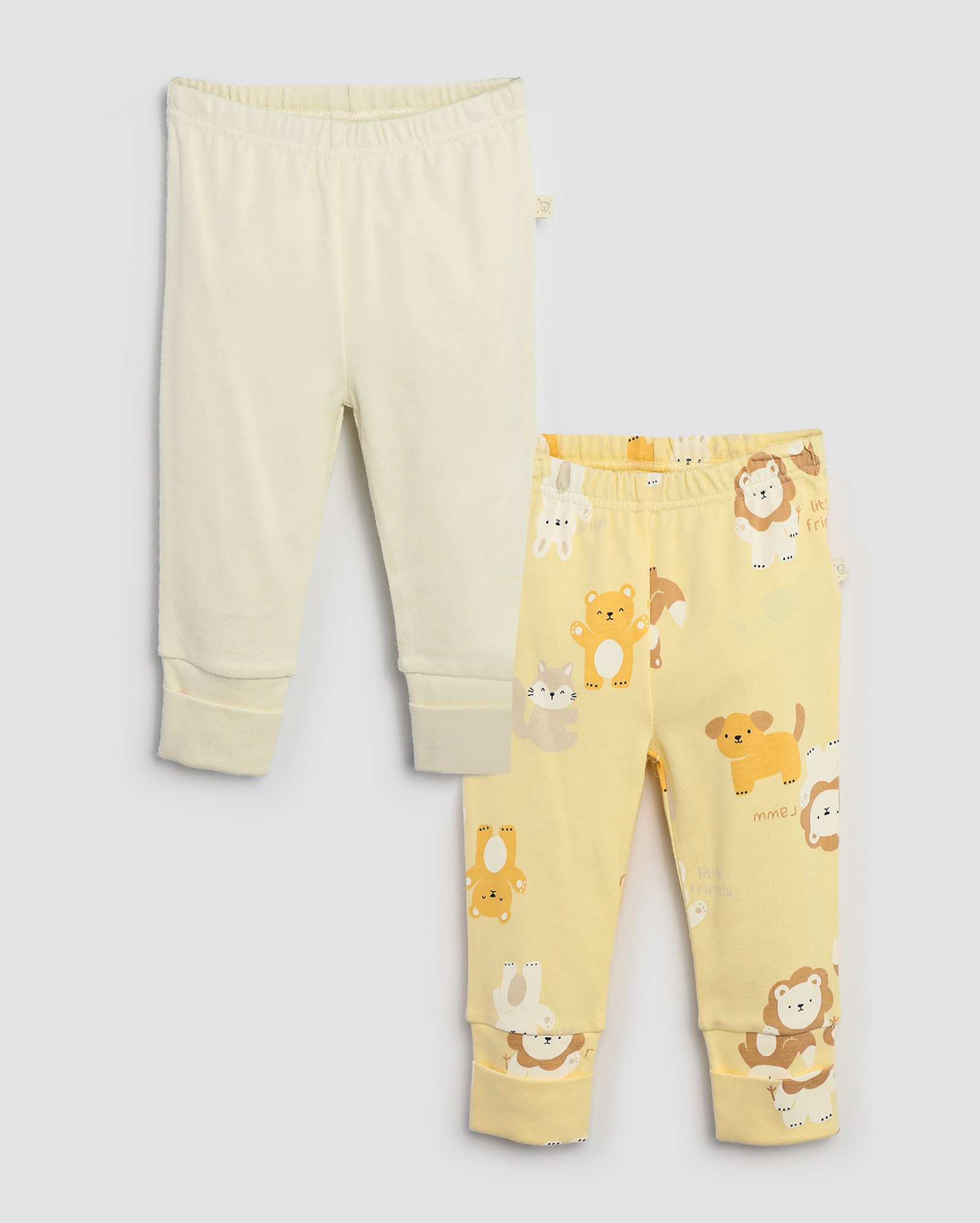 Kit calça bebê 2 peças little friend multicor | Baby Way