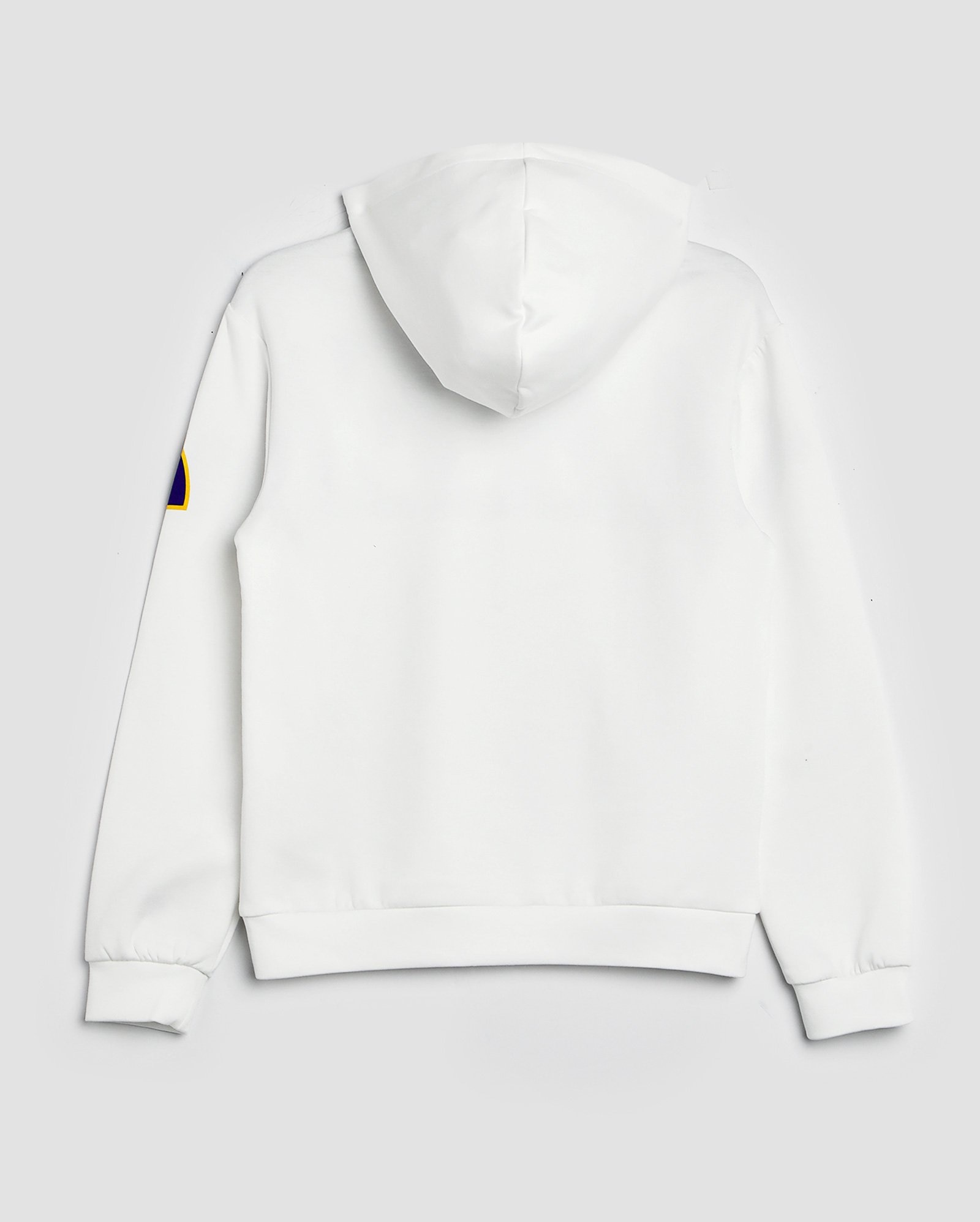 Blusa de moletom juvenil viscose Lakers com capuz branca | NBA