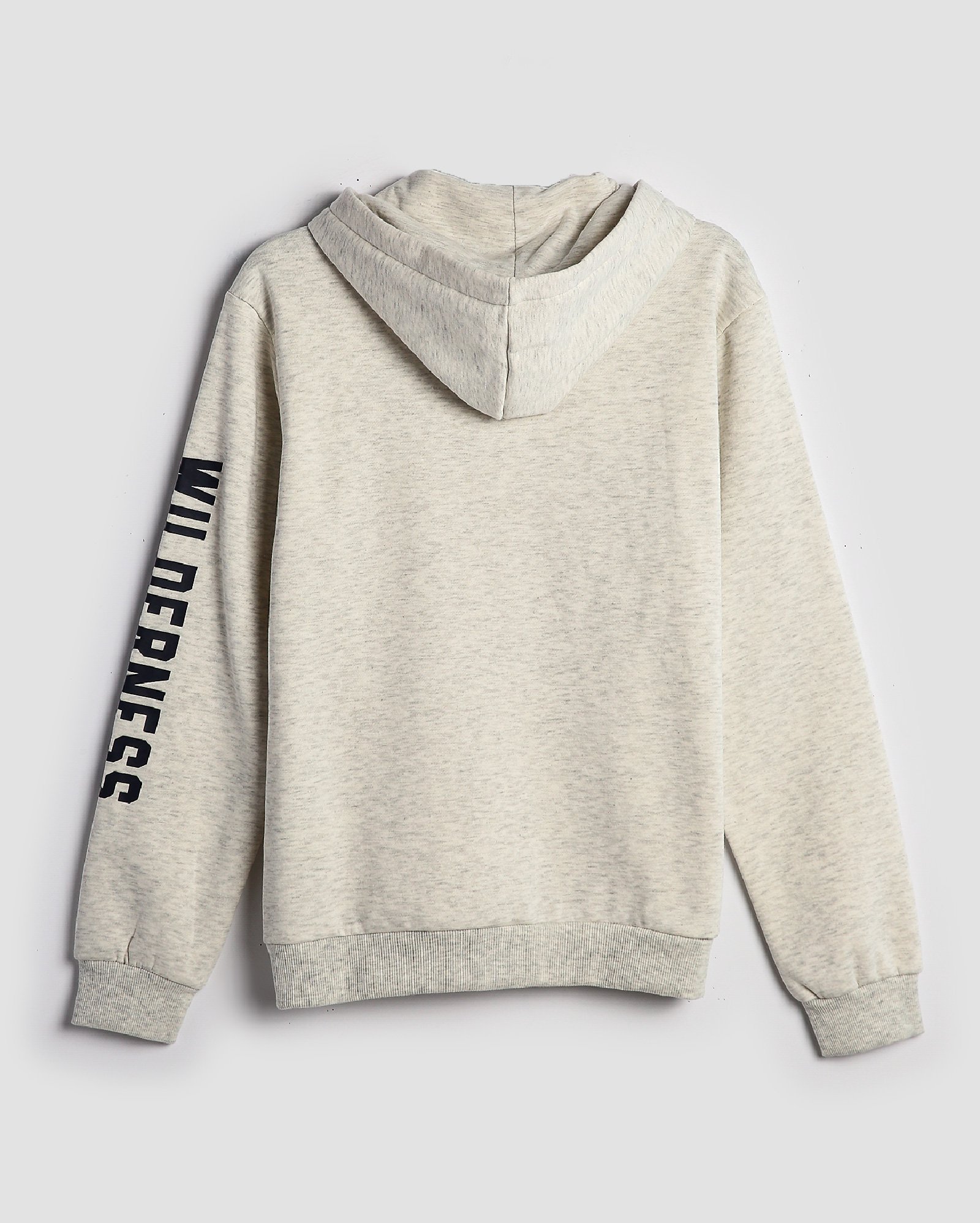 Blusa de moletom juvenil aberta Califórnia com felpa e capuz cinza | Pool