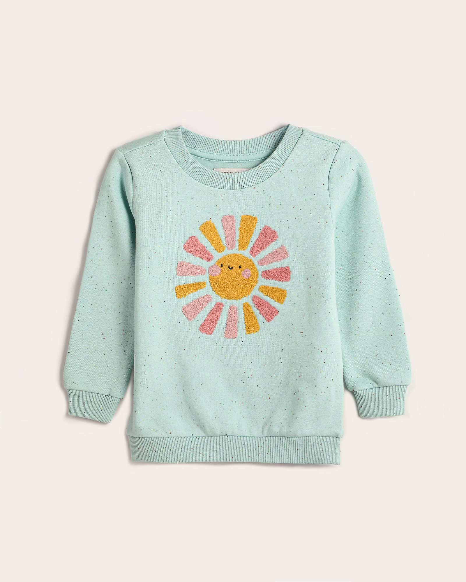 Blusa de moletom infantil solzinho 1-4A azul | Pool Kids
