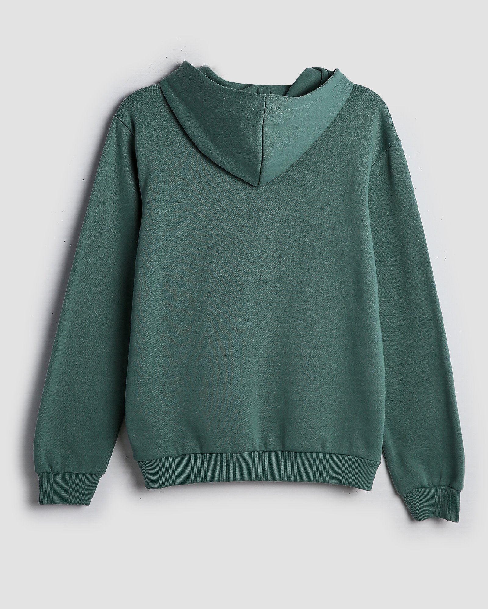 Blusa de moletom juvenil Califórnia com felpa e capuz verde | Pool