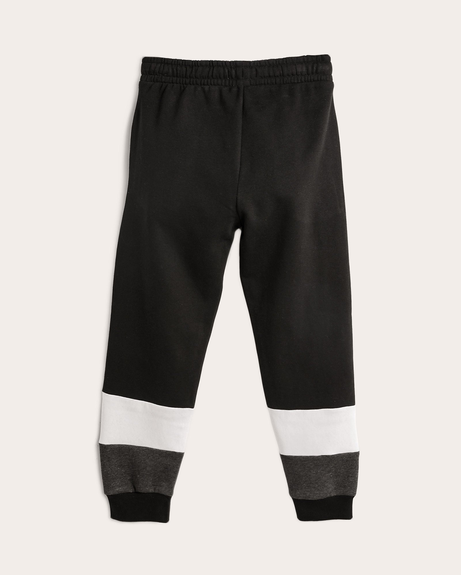 Calça de moletom infantil jogger com recortes 6-10A preta | Pool Kids