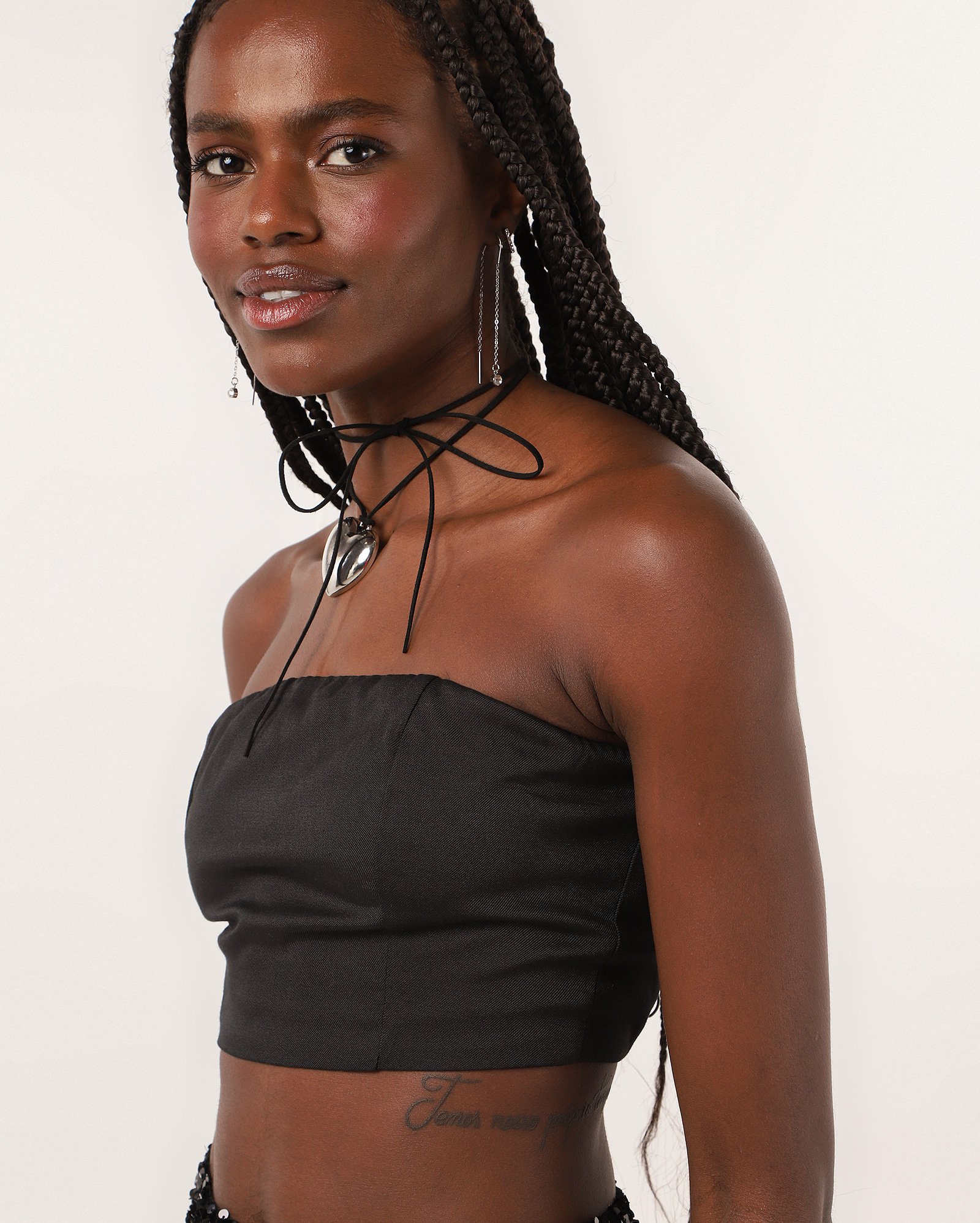 Top faixa Julieta com lastex preto | Pool — foto 3