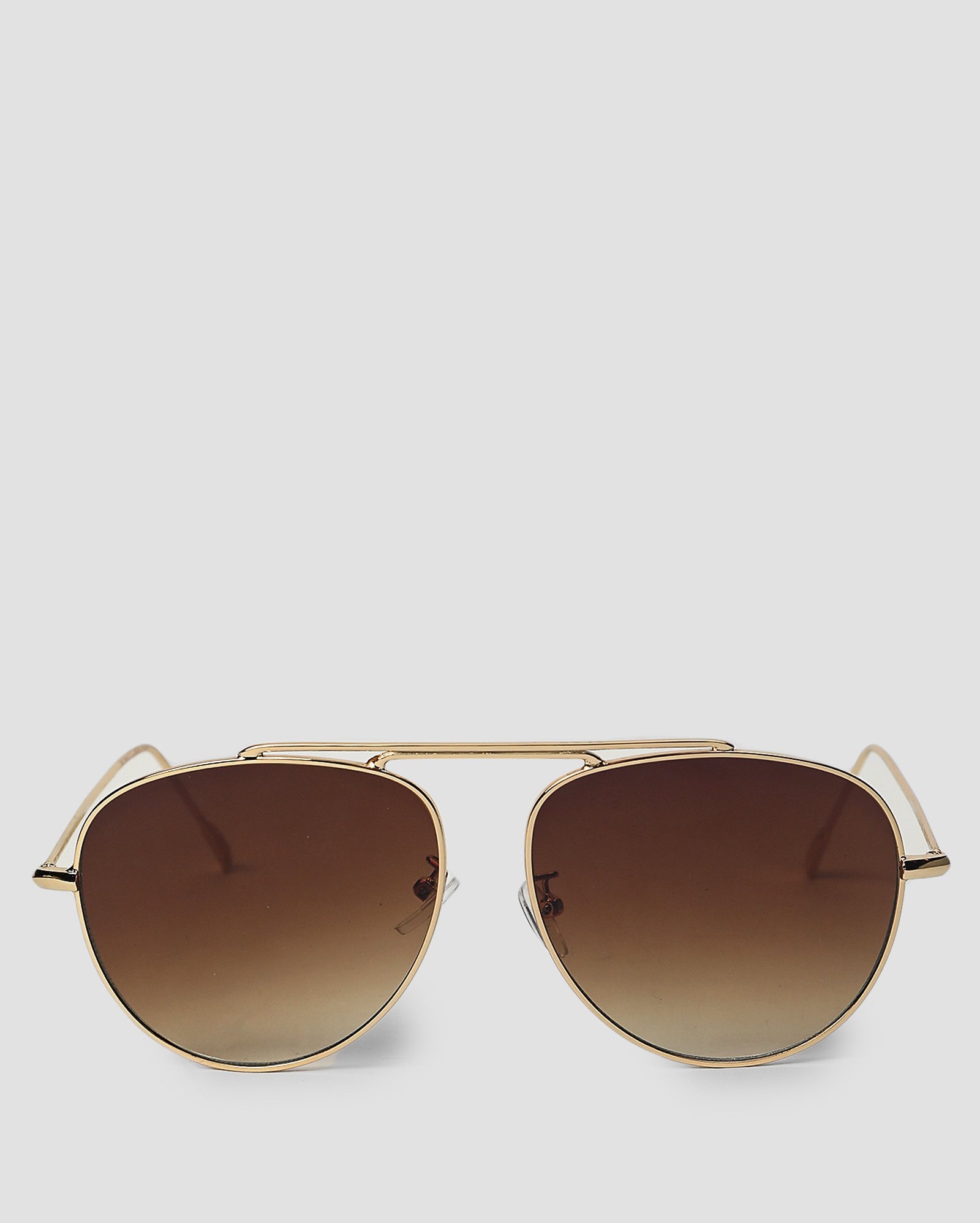 Óculos de sol feminino aviador degradê dourado | Riachuelo
