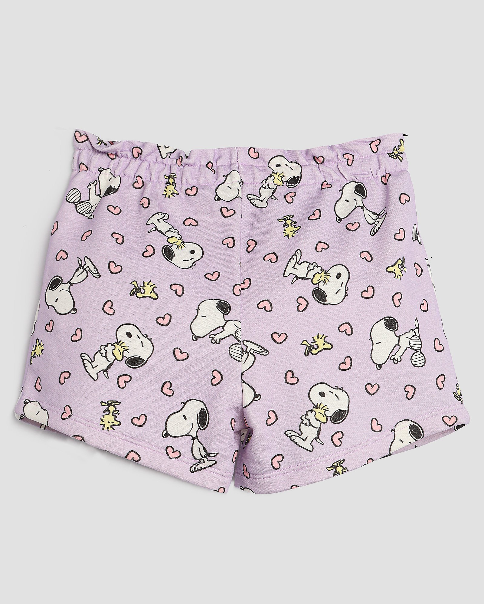 Short infantil clochard Snoopy 4-10A lilás | Peanuts