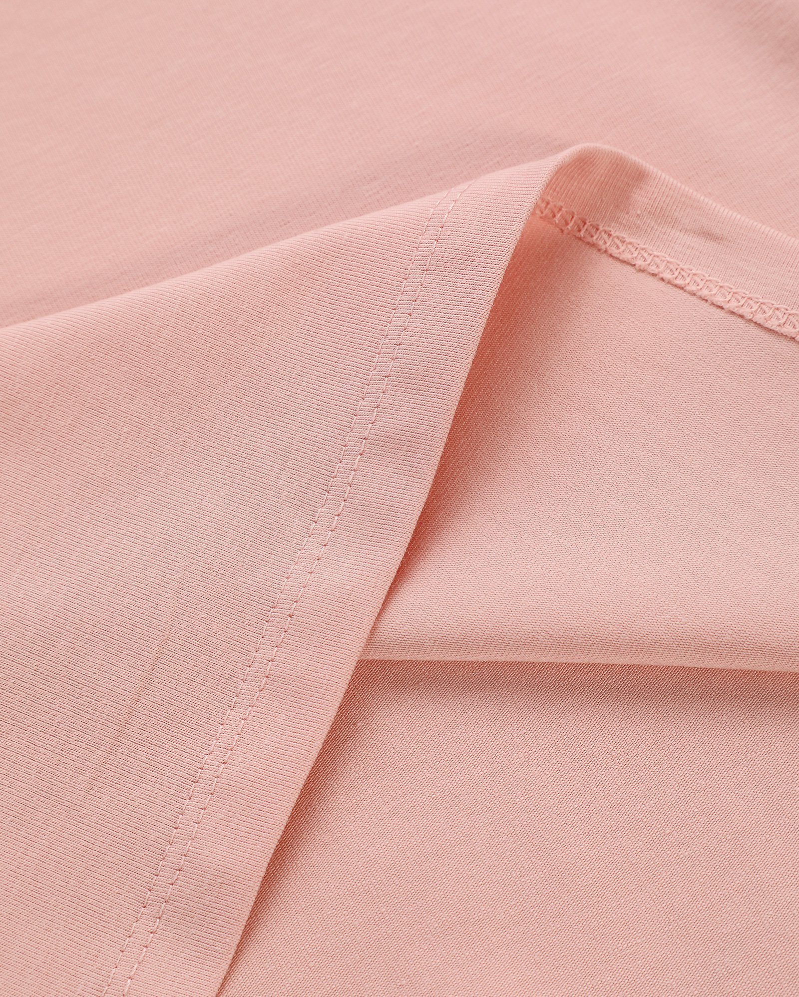 Camiseta infantil básica 4-10A - Rosa Claro