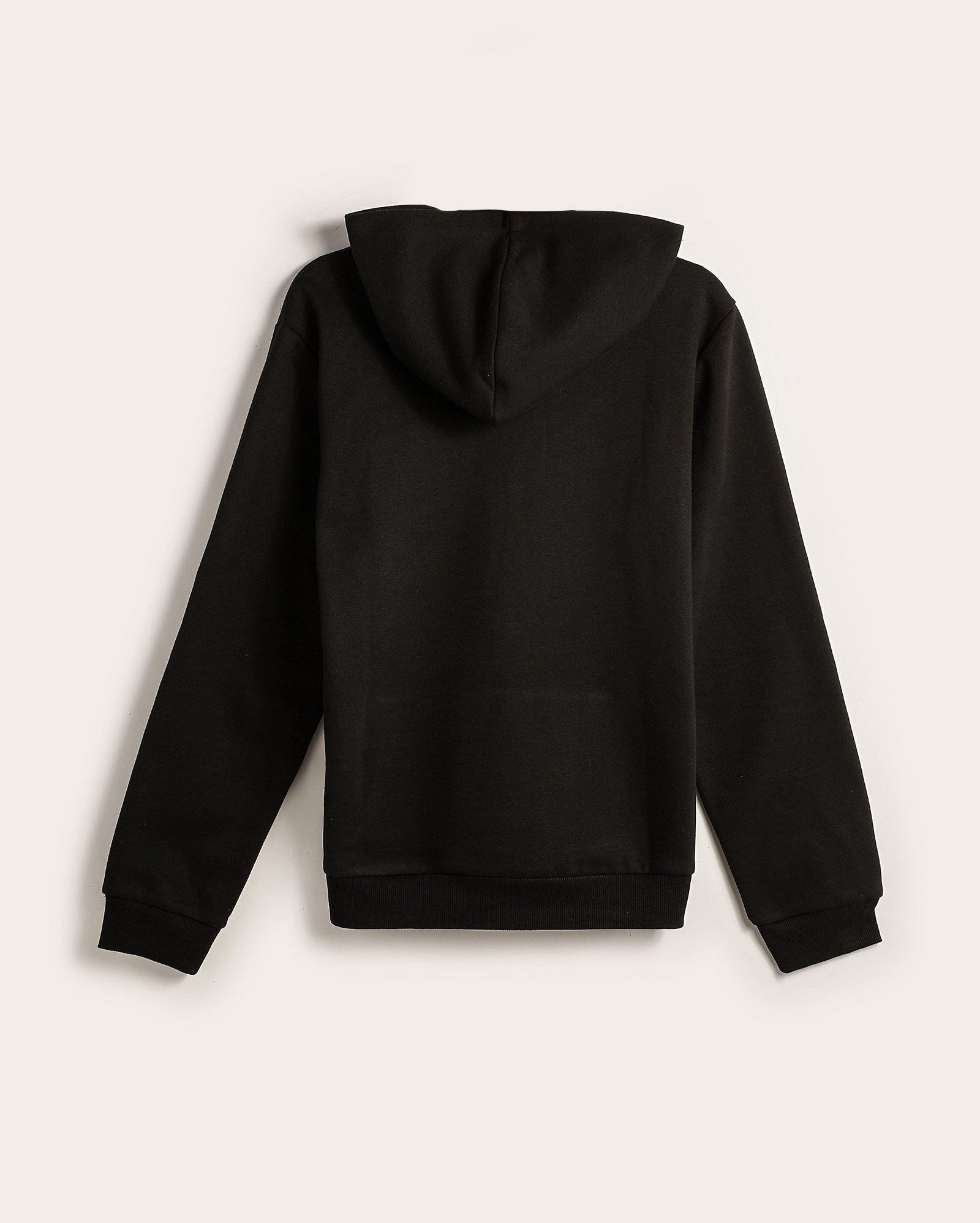 Blusa de moletom juvenil estampada com capuz e felpa preta | One Piece