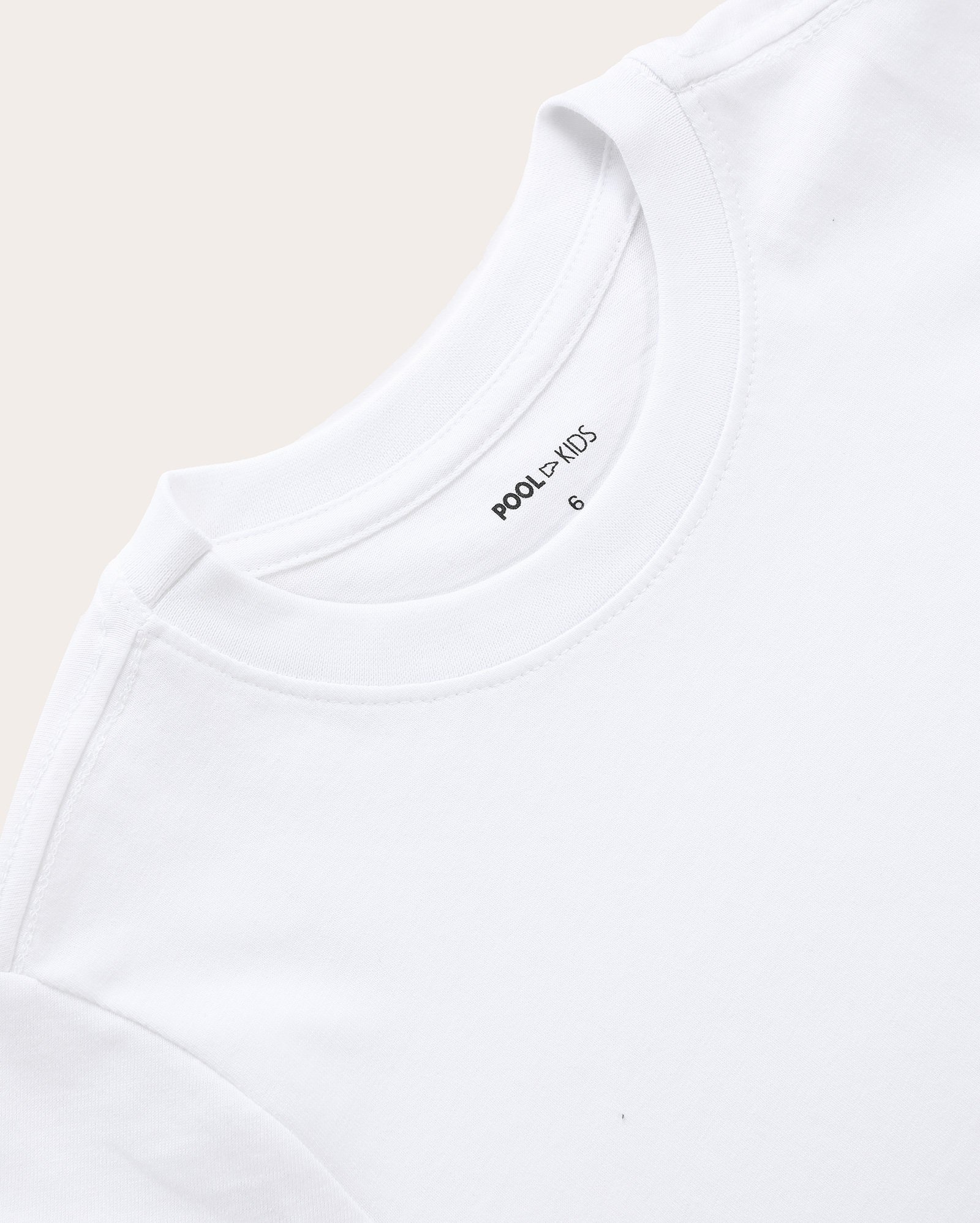 Camiseta básica infantil manga curta 4-10A - Branco