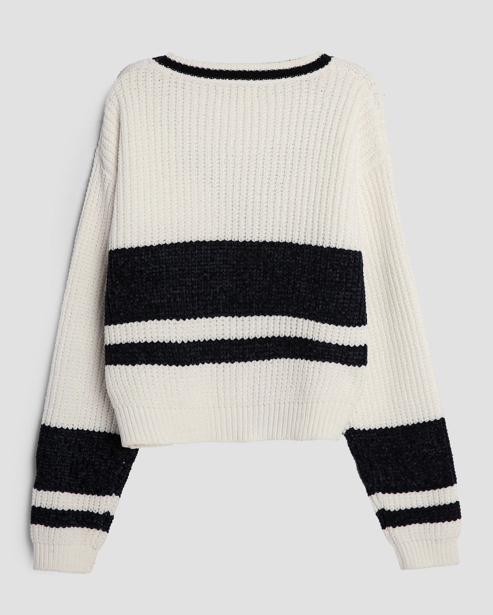 Cardigan juvenil tricot college branco | Pool